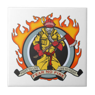 Fire Fighters Fear No Fire Tile