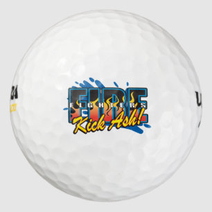 Fire Fighters Kick Ash! Golf Balls
