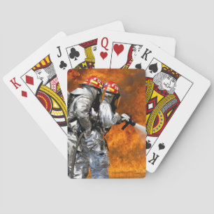 Fire Fighters Playing Cards