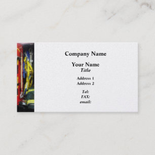 Fire Fighting Equipment - Platinum Finish Business Card