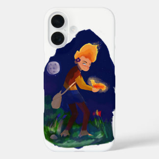 Fire flame iPhone 16 case