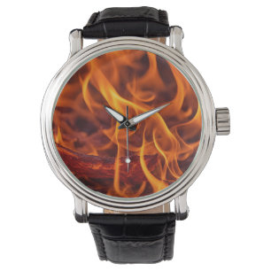 Fire flame macro  watch