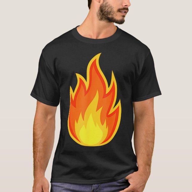 Fire Flame Shirt Adult Kids Men Women Fire Flame C (Front)