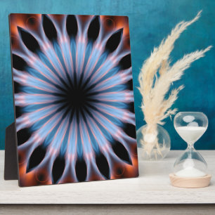 Fire-Flames Kaleidoscope Plaque
