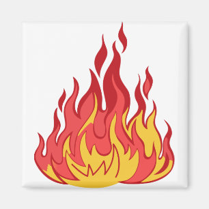Fire Flames Magnet