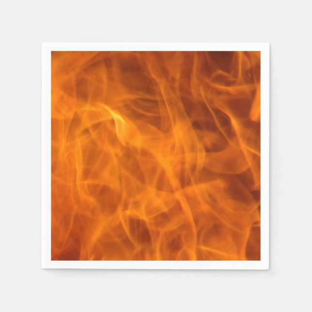 Fire/flames paper Napkins (Front)