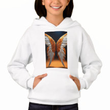 Fire & Flight Girls Hoodie – Butterfly Wings 