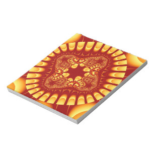 Fire Flower Notepad