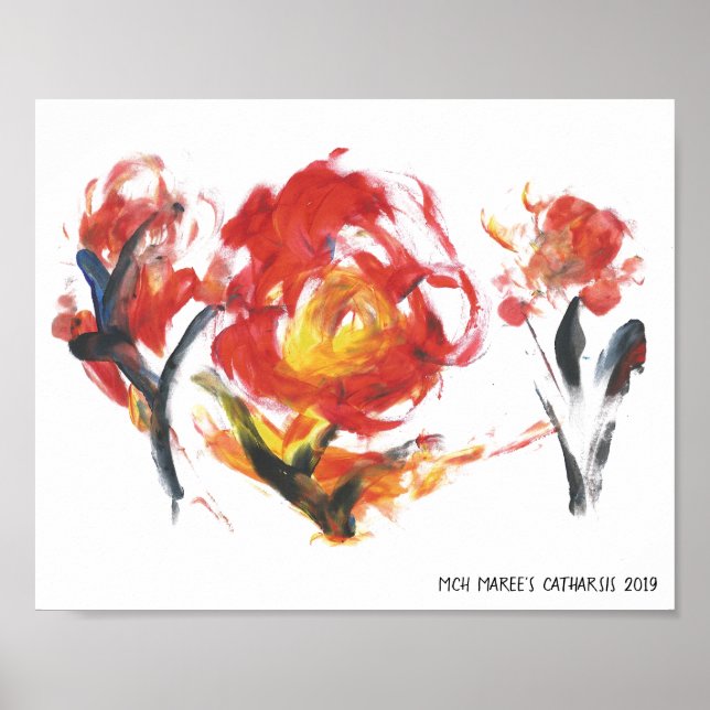 Fire Flowers Poster (Front)