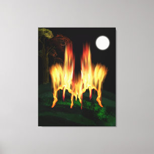 Fire Fly Canvas Print