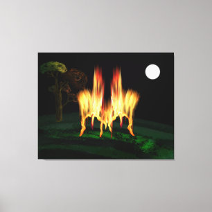 Fire Fly Canvas Print