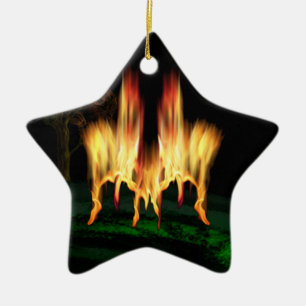 Fire Fly Ceramic Tree Decoration