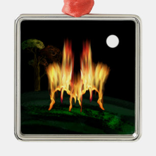 Fire Fly Metal Tree Decoration