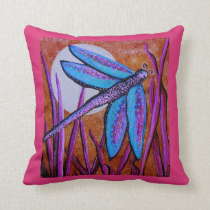 fire fly over the moon cushion