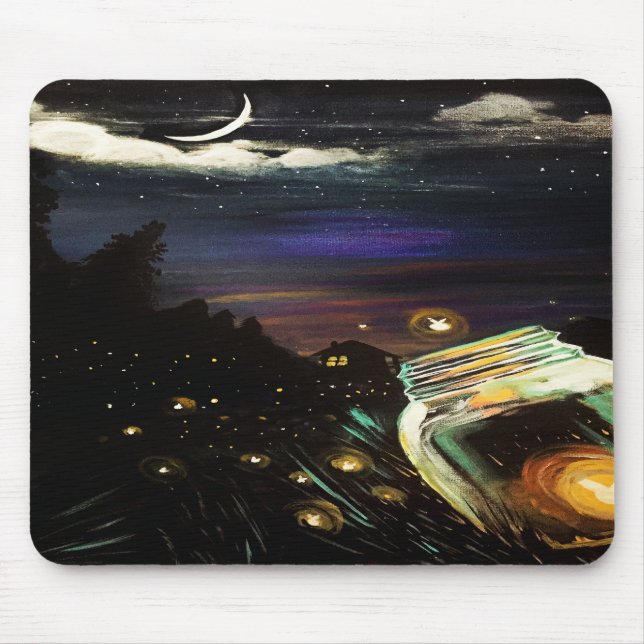 Fire Fly Sky Mouse Mat (Front)
