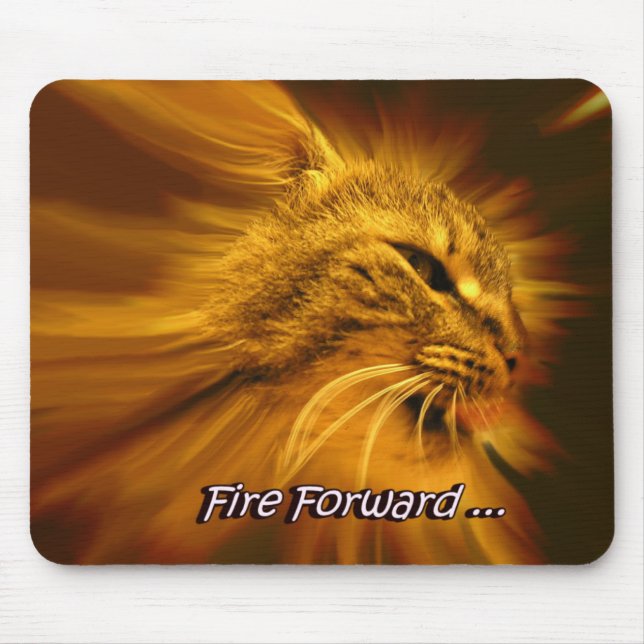 Fire Forward Mouse Mat (Front)