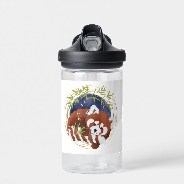 FIRE FOX Red Panda  Kids Camelbak waterbottle Water Bottle (Front)