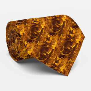 Fire Fractal Art 2 Tie