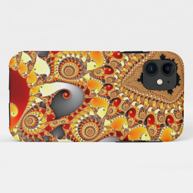Fire fractal Case-Mate iPhone case (Back (Horizontal))
