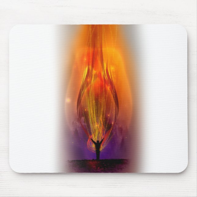 "Fire from Heaven" Mouse Mat (Front)