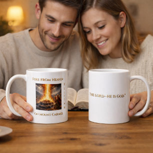 Fire from Heaven on Mount Carmel – Prophet Elijah Coffee Mug