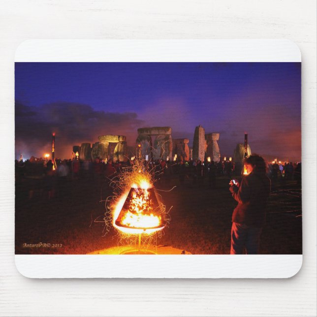 Fire Garden Mouse Mat (Front)