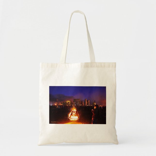 Fire Garden Tote Bag (Front)