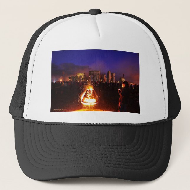 Fire Garden Trucker Hat (Front)
