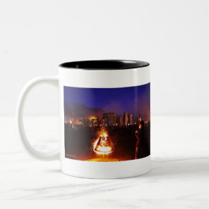 Fire Garden Two-Tone Coffee Mug
