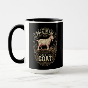 Fire Goat 2027 Born Birthday Mug Year Of The Goat