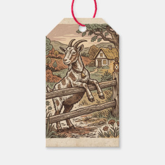 Fire Goat 2027 Celebration Gift Tags