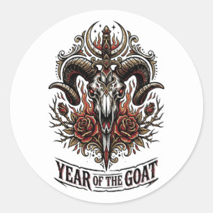 Fire Goat 2027 Lunar New Year Sticker