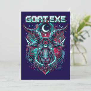 Fire Goat 2027 The Goat Flat Card Year of the Goat