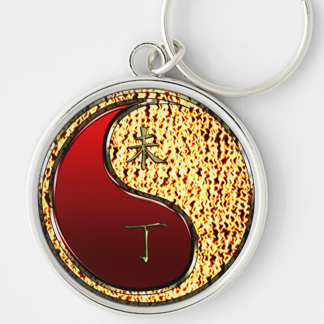 Fire Goat Key Ring (Front)