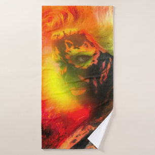 Fire Goddess PELE Bath Towel