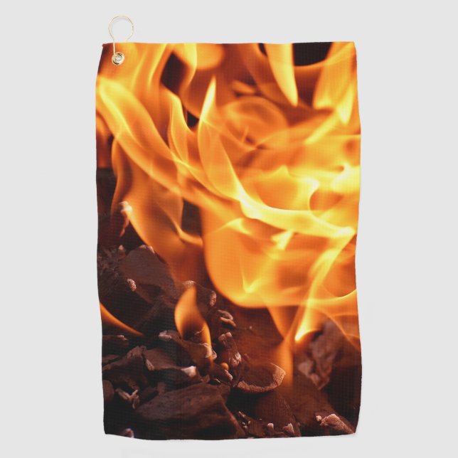 Fire Golf Towel (Front)