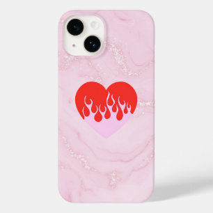 Fire Heart Case-Mate iPhone 14 Case