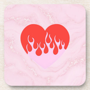 Fire Heart Coaster