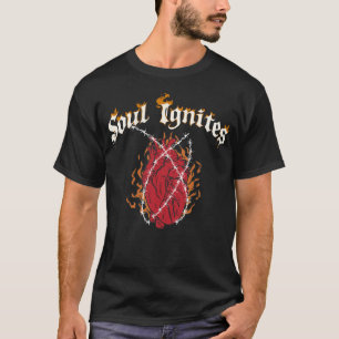 Fire Heart Soul Ignites Rock T-Shirt