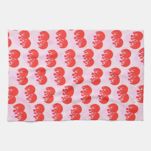 Fire Heart Tea Towel