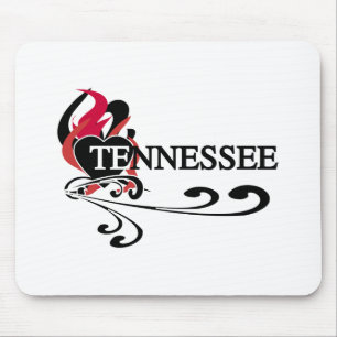 Fire Heart Tennessee Mouse Mat