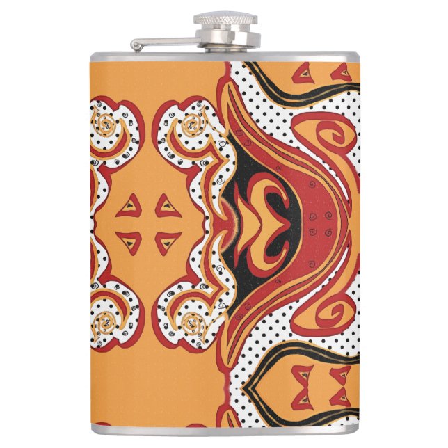Fire Hip Flask (Front)