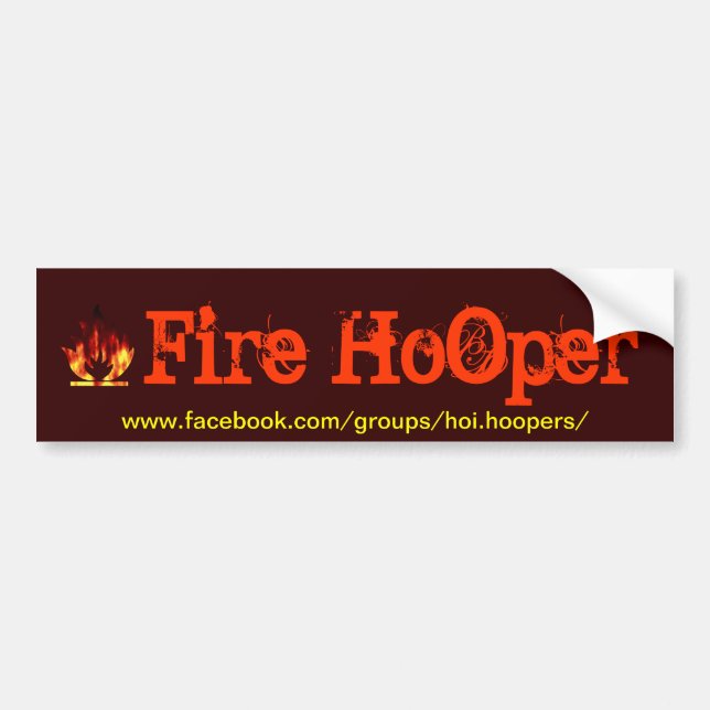 Fire Hooper Bumper Sticker (Front)