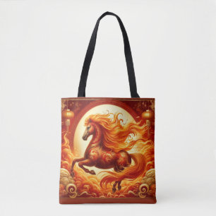 Fire Horse Also Tote Bag