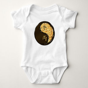 Fire Horse Baby Bodysuit
