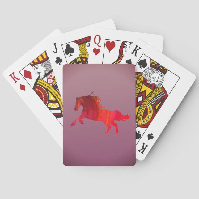 Fire horse Classic Playing Cards (Back)