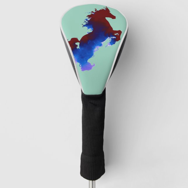Fire Horse Golf Head Cover (Front)
