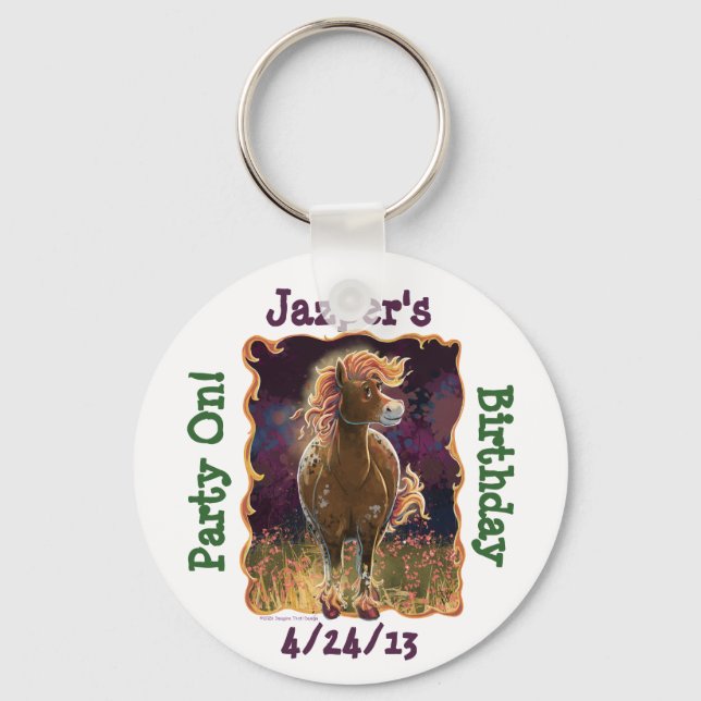 Fire Horse Key Ring (Front)
