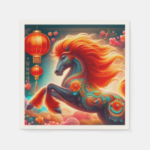 Fire Horse Napkin