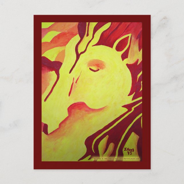 Fire Horse Postcard (Front)